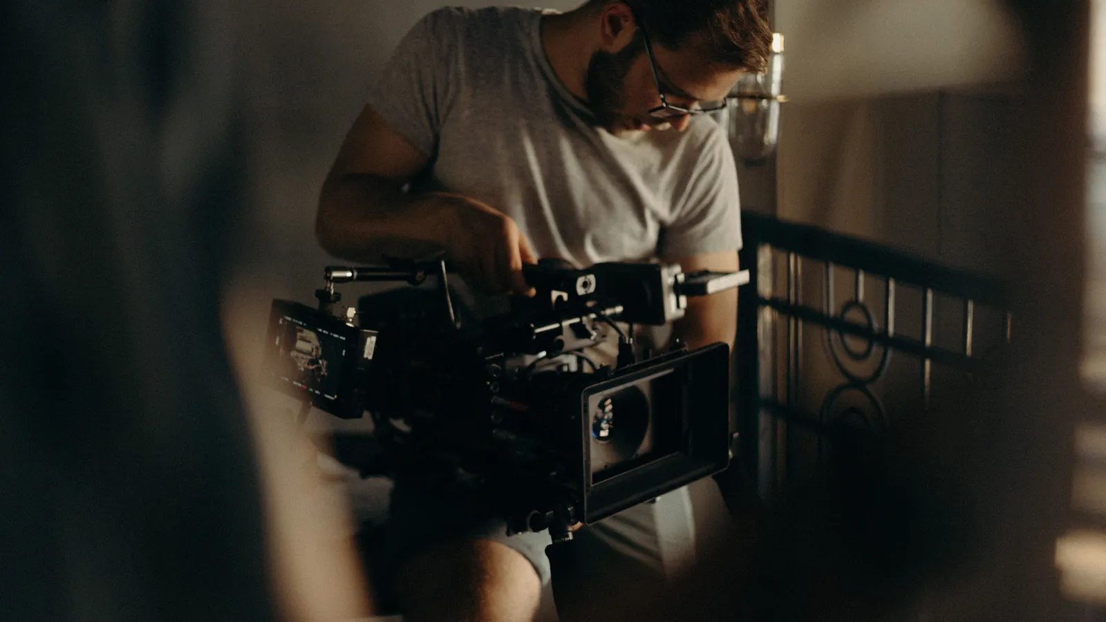 Shooting with a camera rig